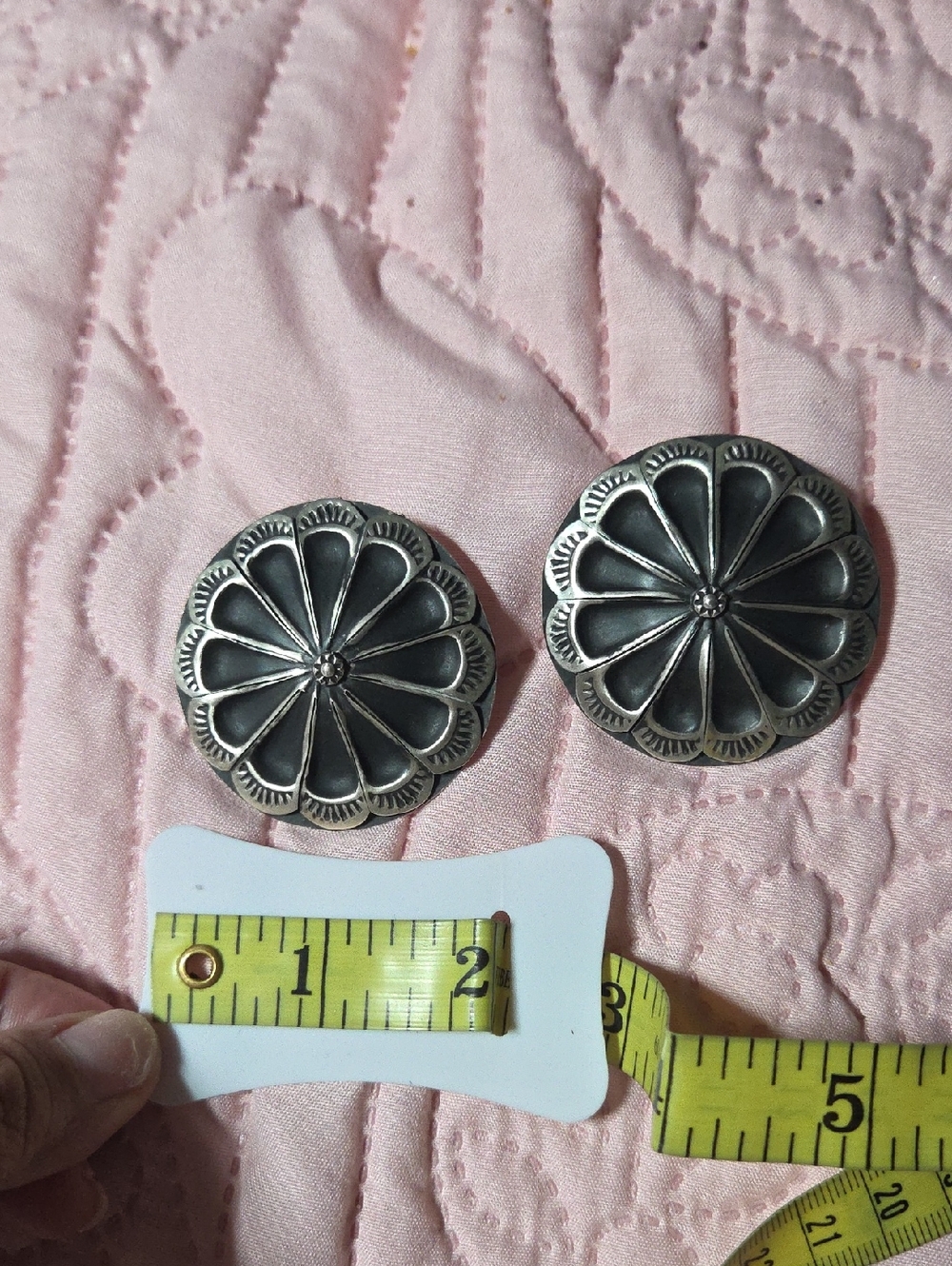 Native American Navajo Earrings 925 Silver